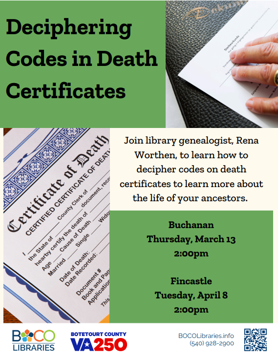 Deciphering Codes in Death Certificates